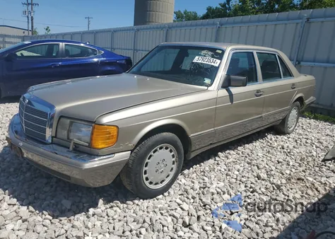 1986 Mercedes-Benz 420 Sel из США, поврежденный, VIN WDBCA35D2GA246302
